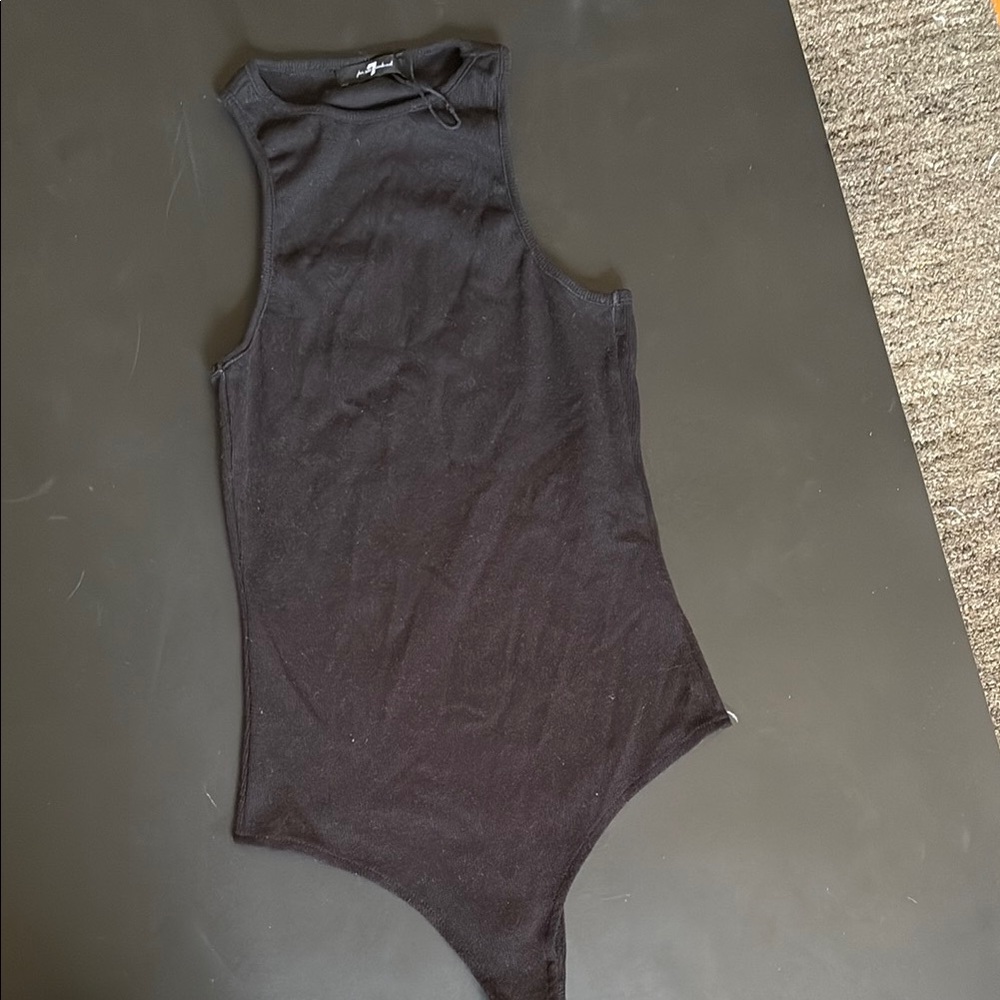 7 FOR ALL MANKIND RIBBED BODYSUIT